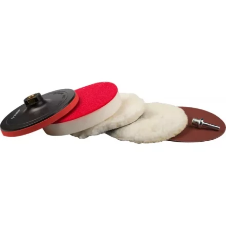 Набор ЗУБР "ЭКСПЕРТ" насадки полировальные для дрели/УШМ, 150мм, 7шт 3591-150-H7 купить в Надыме