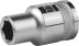 Торцовая головка KRAFTOOL &quot;INDUSTRIE QUALITAT&quot;, Cr-V, FLANK, хромосатинированная, 1/2&quot;, 10 мм 27805-10_z01 купить в Надыме