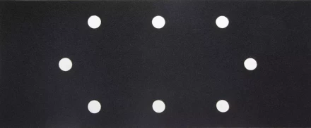 Лист шлиф. универсал. URAGAN "Оптимален для твердых пород дерева" 8 отверстий по линии, для ПШМ, P180, 93х230мм, 50шт 907-22102-180-50 купить в Надыме