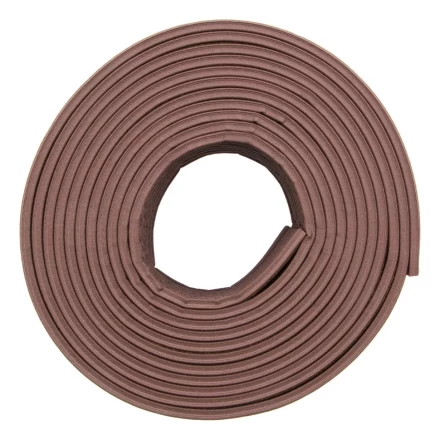 Уплотнитель резиновый, 24 м, профиль "E", коричневый Сибртех 88906 купить в Надыме