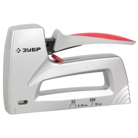 Степлер ЗУБР , пластинчатая пружина, литой корпус, 2 в 1, тип53: 6-14мм, тип 300: 16мм 31503_z01 купить в Надыме
