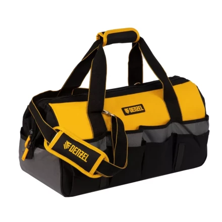 Сумка для инструмента, 500х245х300 мм, 20 карман.,съемный органайз. 10 карман.,наплеч. рем.// Denzel 90293 купить в Надыме