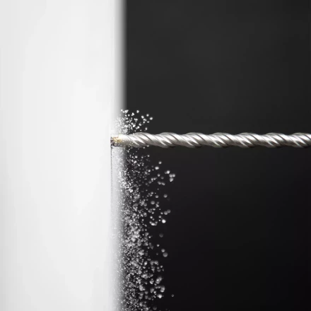 Бур по бетону Denzel ,6 x 260 мм, двойная спираль, три пылеотводящие кромки, 705008 купить в Надыме