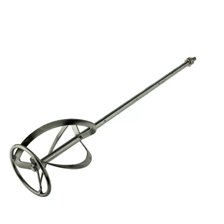 Насадка для миксера Сибртех 848947 , для тяжелых растворов, 120 х 590 мм, оцинкованная, хвостовик резьба М14 купить в Надыме