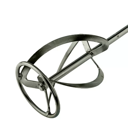 Насадка для миксера Сибртех 848947 , для тяжелых растворов, 120 х 590 мм, оцинкованная, хвостовик резьба М14 купить в Надыме