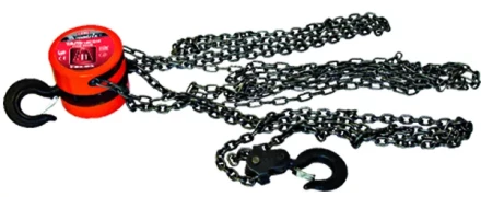 Таль цепная 0.5 т h  подъема 2.5 м расстояние между крюками 240 мм  MATRIX 519305 купить в Надыме