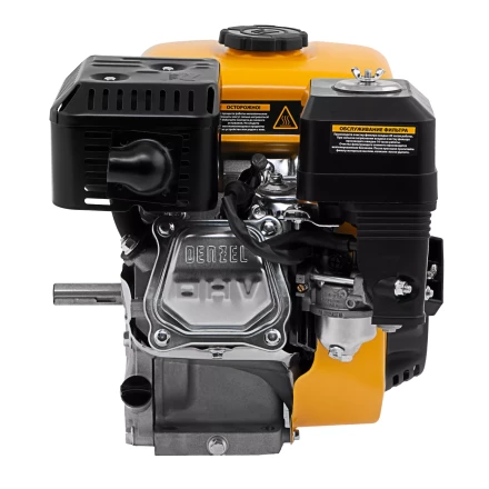Двигатель бензиновый Denzel RX-17K, 7 л.с., 212 см3, горизонтальный вал шпонка 19 мм 95101 купить в Надыме