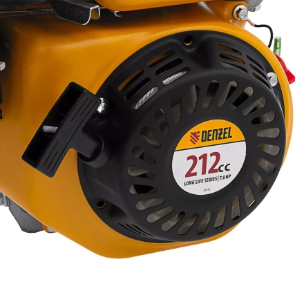 Двигатель бензиновый Denzel RX-17K, 7 л.с., 212 см3, горизонтальный вал шпонка 19 мм 95101 купить в Надыме