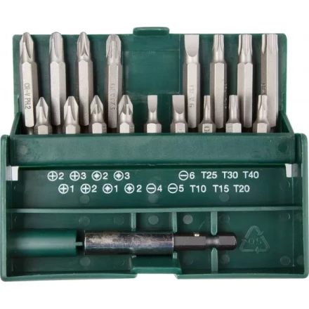 Набор бит "EXPERT", KRAFTOOL 26131-H18, с магнитным адаптером в бит-боксе, 18 предметов 26131-H18 купить в Надыме