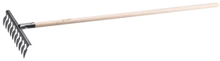 Грабли ЗУБР садовые с черенком, 10 витых зубцов 4-39581-10 купить в Надыме