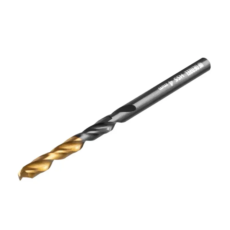 Сверло по металлу, 4 мм, HSS-Tin, Golden Tip, 10 шт. Denzel 717209 купить в Надыме