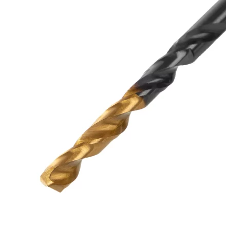 Сверло по металлу, 4 мм, HSS-Tin, Golden Tip, 10 шт. Denzel 717209 купить в Надыме