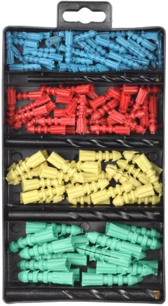 Набор ТЕВТОН Свёрла "ХОББИ" по бетону с дюбелями, 5, 6, 8, 10мм 2913-H4-120 купить в Надыме