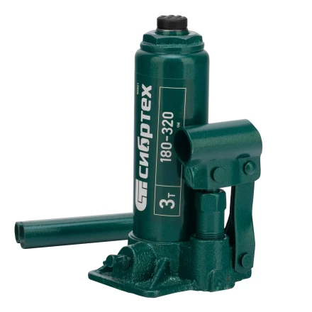 Домкрат гидравлический бутылочный Сибртех 50801, 3 т, 180-320 мм купить в Надыме