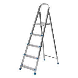 Стремянка Сибртех 97837, 5 ступеней, стальная, оцинкованная