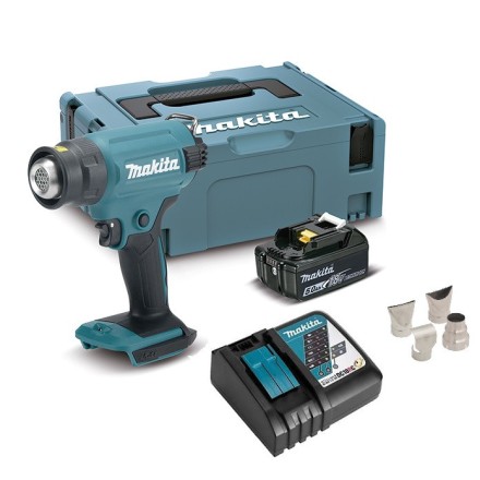 Аккумуляторный 18V тепловой пистолет (фен) Makita DHG180RT1J (1x АКБ 5Ач, ЗУ) купить в Надыме