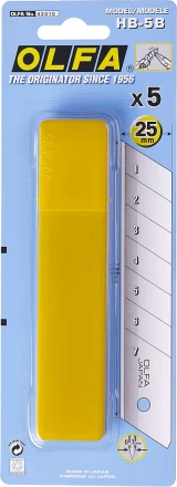 Лезвие OLFA сегментированное, 25х126х0,7мм, 5шт OL-HB-5B купить в Надыме