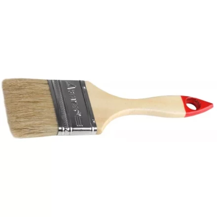 Кисть плоская STAYER "UNIVERSAL-STANDARD", светлая натуральная щетина, деревянная ручка, 63мм 0101-063 купить в Надыме