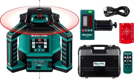 Нивелир лазерный ротационный RL600 600м, IP65 34600 купить в Надыме