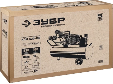 Компрессор электрический масляный КПМ-530-100 серия ПРОФЕССИОНАЛ купить в Надыме