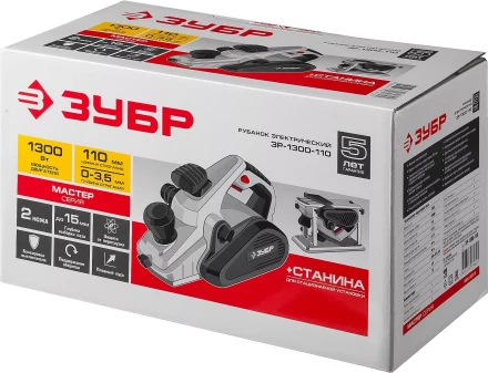 Рубанок электрический + станина ЗР-1300-110 серия МАСТЕР купить в Надыме