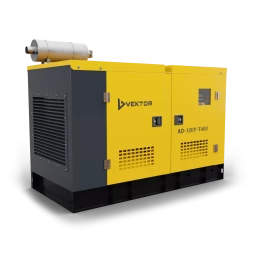 Дизельный генератор Vektor AD-120Y-T400 в шумозащитном кожухе с АВР