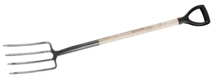 Вилы ЗУБР "МАСТЕР" ФАВОРИТ садовые, деревянный черенок из ясеня, пластиковая рукоятка, 280x180x1200мм 4-39562 купить в Надыме