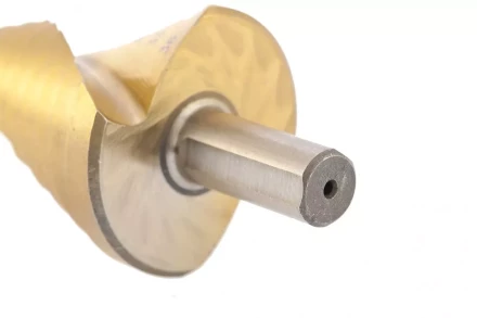 Сверло ступенчатое 9-12-15-18-21-24-27-30-33-36 мм HSS спиральный Профиль шестигранный хвостовик Matrix 72358 купить в Надыме