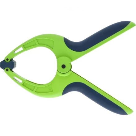 Струбцина клещеобразная 3-3/16 пластиковый корпус двухкомпонентные рукоятки усиленная пружина 82 мм Сибртех 20788 купить в Надыме