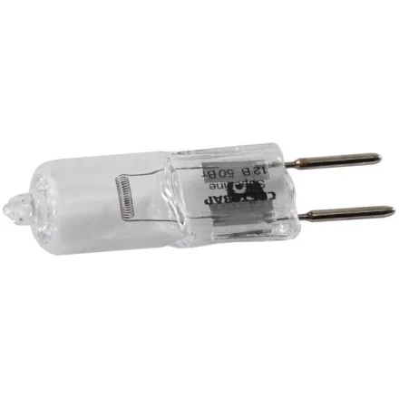 Лампа галогенная СВЕТОЗАР капсульная, прозрачное стекло, цоколь GY6.35, диаметр 12мм, 50Вт, 12В SV-44775-T купить в Надыме