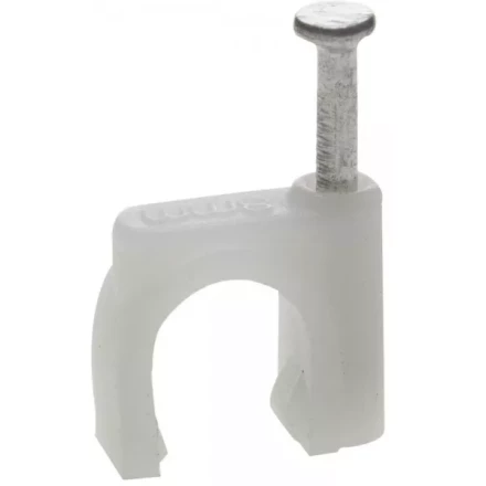 ЗУБР "МАСТЕР". Скоба-держатель для круглого кабеля, с оцинкованным гвоздем, 10 мм, 40 шт 45111-10 купить в Надыме