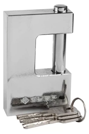 Замок ЗУБР "ЭКСПЕРТ" навесной, стальной корпус, П-образная форма, 90мм 37281-90 купить в Надыме