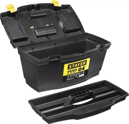 Ящик для инструмента "VEGA-21" пластиковый, STAYER 38105-21_z03 купить в Надыме