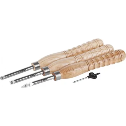 Набор ЗУБР "ЭКСПЕРТ": Токарные резцы по дереву,"Ромб","Квадрат","Круг",твердосплав наконеч из карбида W, 100*340мм, 3шт 18371-H3 купить в Надыме