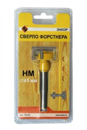 Сверло Форстнера ф45мм НМ 1/6/24 19178 купить в Надыме