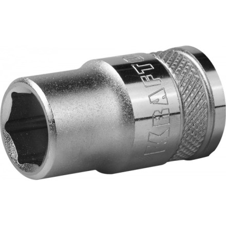 Торцовая головка KRAFTOOL &quot;INDUSTRIE QUALITAT&quot;, Cr-V, FLANK, хромосатинированная, 1/2&quot;, 12 мм 27805-12_z01 купить в Надыме