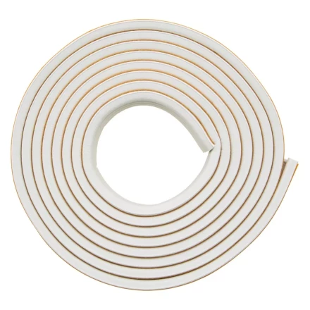 Уплотнитель резиновый, 12 м, профиль "P", белый Сибртех 88907 купить в Надыме