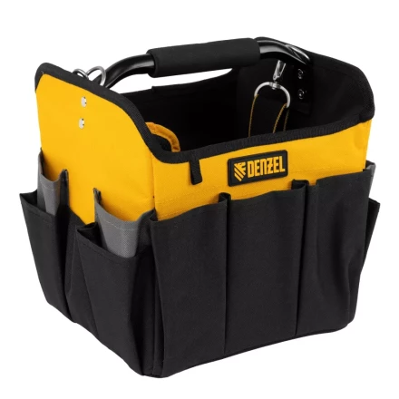 Переноска для инструмента, 260х240х300 мм, 22 кармана, наплечный ремень// Denzel 90294 купить в Надыме
