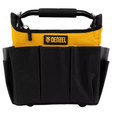 Переноска для инструмента, 260х240х300 мм, 22 кармана, наплечный ремень// Denzel 90294 купить в Надыме
