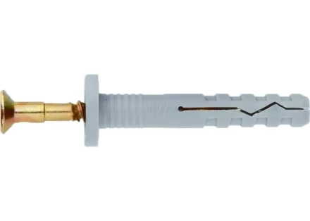 Дюбель-гвоздь полипропиленовый с цилиндрическим бортиком 8х100 мм 100 шт СИБРТЕХ 42152 купить в Надыме