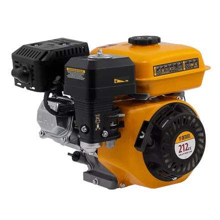 Двигатель бензиновый Denzel RX-17S, 7 л.с., 212 см3, горизонтальный вал шлиц 25 мм 95102 купить в Надыме