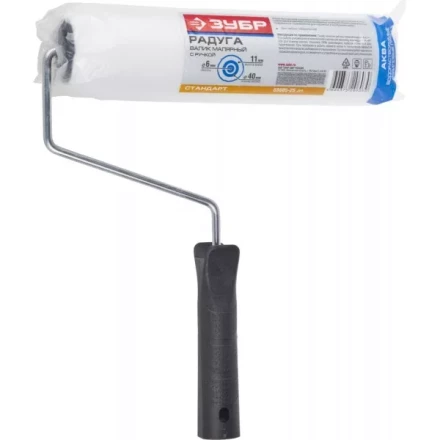 Валик ЗУБР "СТАНДАРТ" РАДУГА поролоновый, 240 мм 03605-25_z01 купить в Надыме