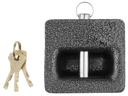 Замок навесной ЗУБР "МАСТЕР" повышенной защищенности, дисковый механизм секрета, ключ 7 PIN, 85х80мм 3720-10_z01 купить в Надыме