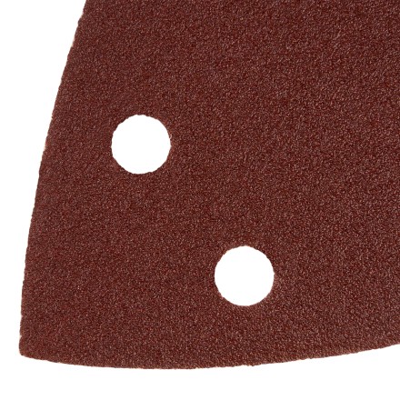 Треугольник абразивный на ворc. подложке под &quot;липучку&quot;, перф., P 120, 150х150х100 мм, 5 шт. Denzel 738627 купить в Надыме