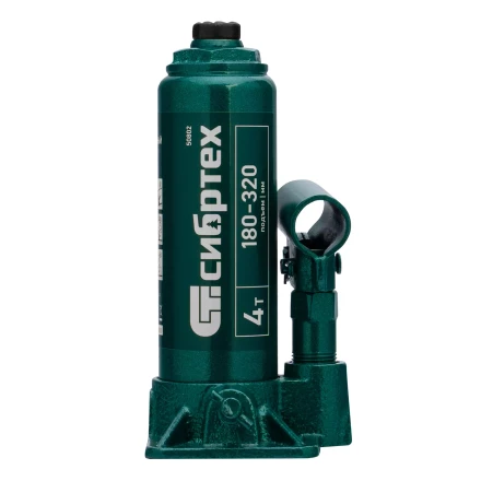 Домкрат гидравлический бутылочный Сибртех 50802, 4 т, 180-320 мм купить в Надыме