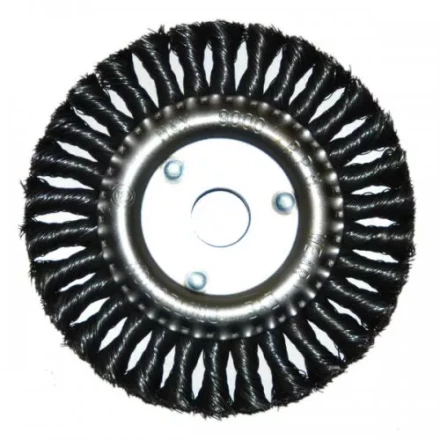 Щетка для УШМ Ф22,2/150 мм дисковая сталь витая Энкор 51585 купить в Надыме