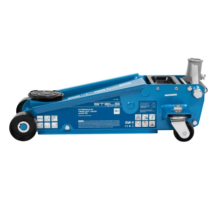 Домкрат гидравлический подкатной Stels 51139, 3 т, 120-450 мм, быстрый подъем, проф. купить в Надыме