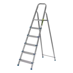 Стремянка Сибртех 97838, 6 ступеней, стальная, оцинкованная