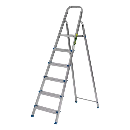 Стремянка Сибртех 97838, 6 ступеней, стальная, оцинкованная купить в Надыме