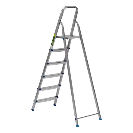 Стремянка Сибртех 97838, 6 ступеней, стальная, оцинкованная купить в Надыме